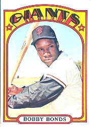 1972 Topps Baseball Cards      711     Bobby Bonds